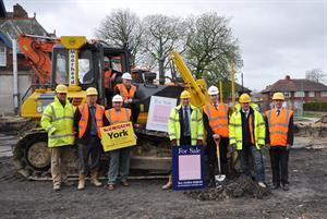 WORK STARTS ON HEWORTH EDGE . 37 NEW ECO HOMES