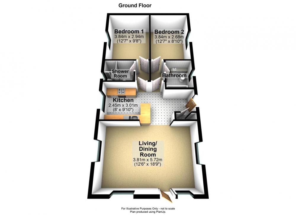 Orchard Lodge, Acaster Malbis, 3D.JPG
