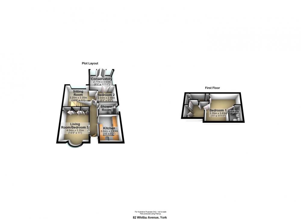Whitby Avenue, York 3D